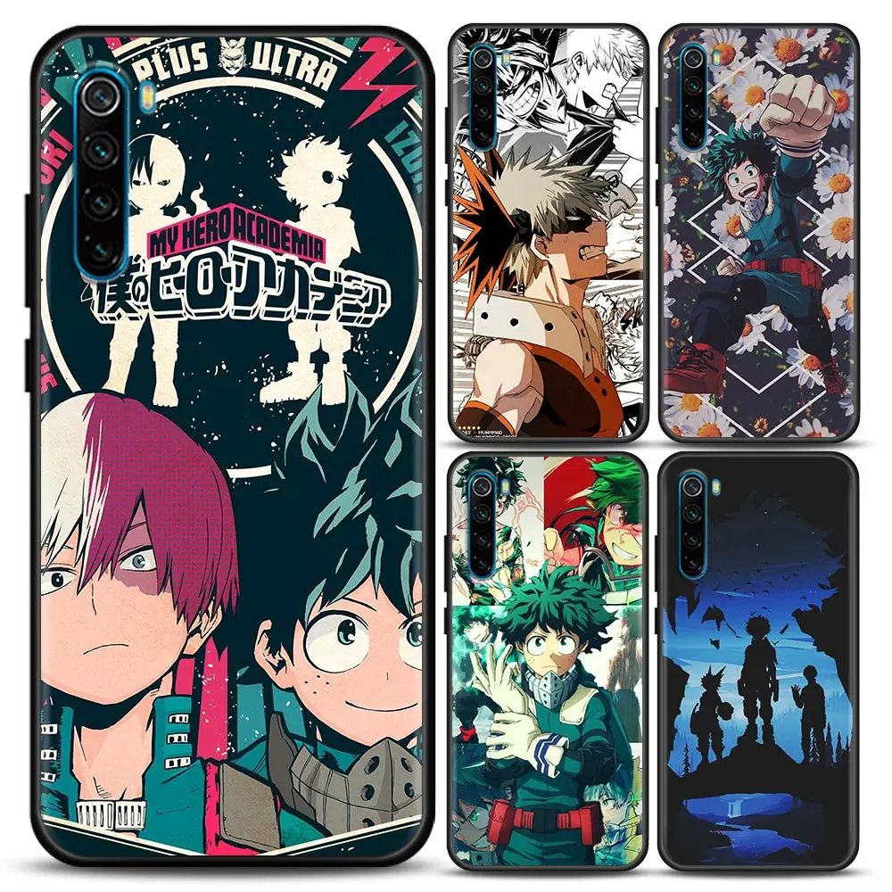 

Anime My Hero Academia Phone Case for Redmi 6 6A 7 7A Note 7 Note 8 A Pro 8T Note 9 S Pro 4G T Soft Silicone