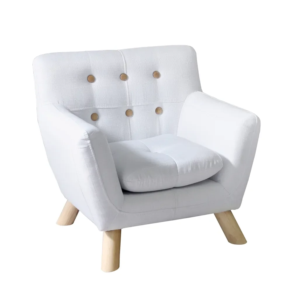 Second Story Home Jacey Kids Chair, Marshmallow