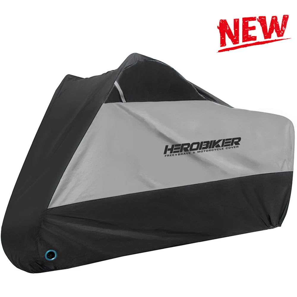 Чехол для мотоцикла, всесезонный водонепроницаемый пыленепроницаемый чехол с УФ-защитой для защиты от дождя