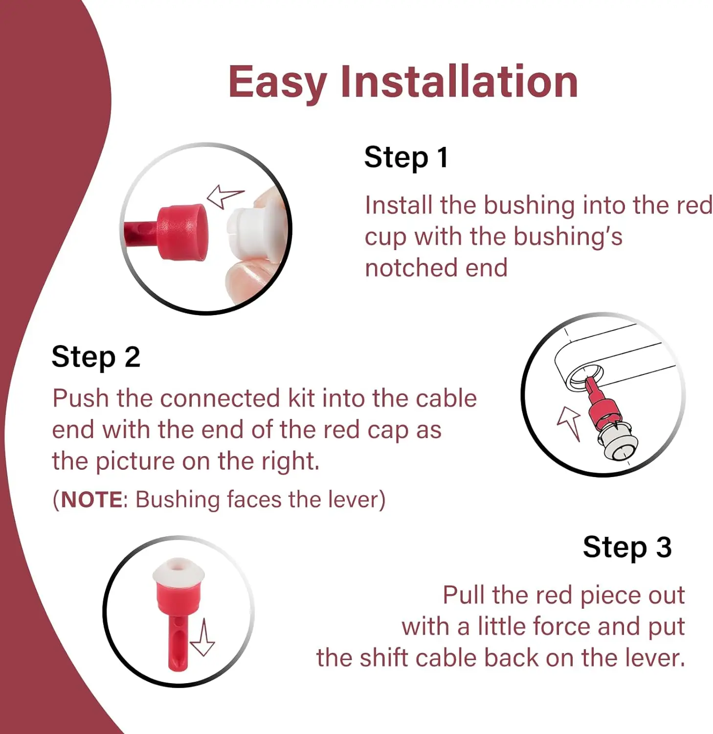 MX 68043171AB втулка кабеля переключения ремонт комплект Замена для GM Ford Fiat Dodge Jeep