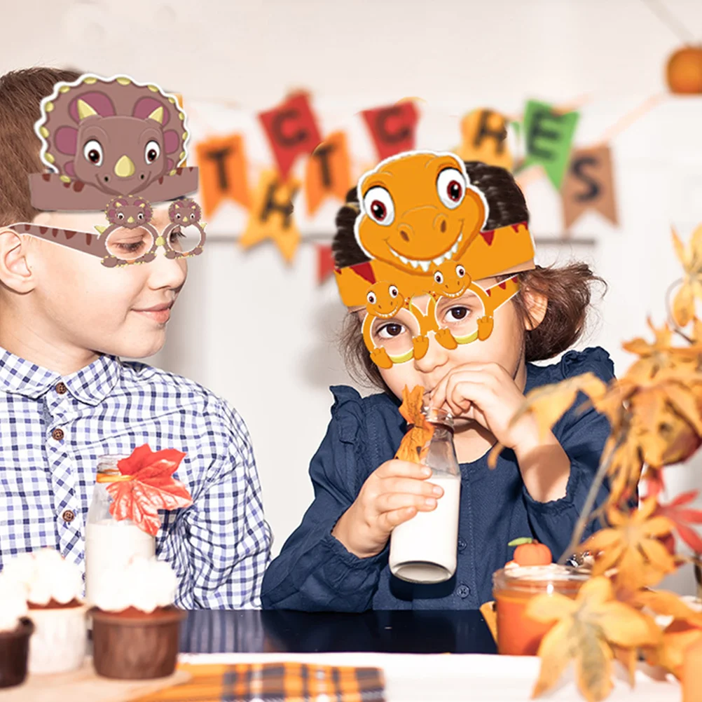 6 шт. шляпа с динозавром на день рождения шляпы украшения для детей праздничный