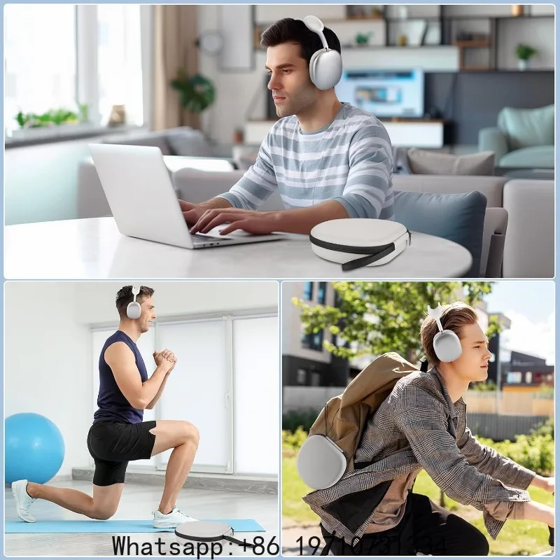 Фото Новый чехол для наушников AirPods Max с функцией автоматического спящего режима, сумка для наушников из EVA, в наличии. №5
