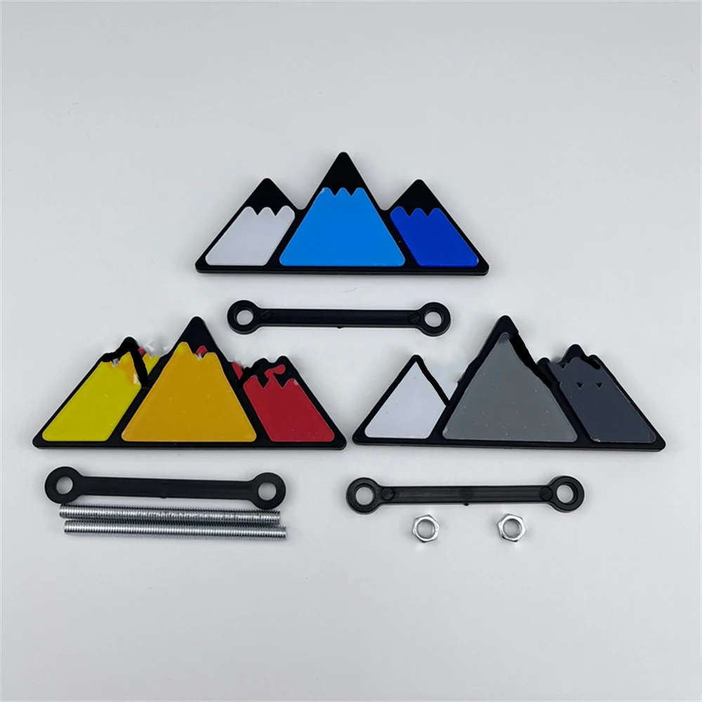 Цветная эмблема на решетку радиатора для 4runner 2018 2019 автомобильный трехцветный