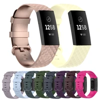 high quality watch strap for fitbit charge 4 bracelet sport watch bands silicone wristband for fitbit charge 33 se accessories