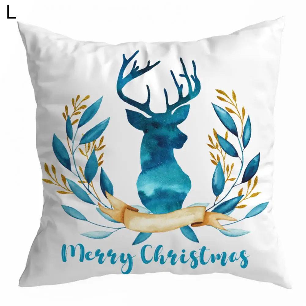 

Protective Portable Christmas Home Dorm Hotel Office Throw Cushion Case Daily Use