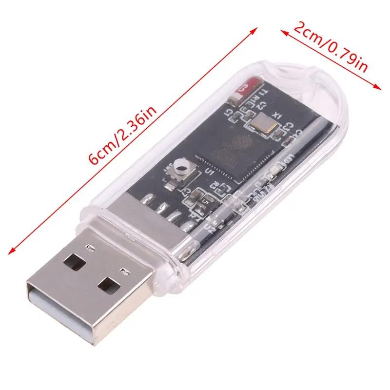 

1PC USB Dongle Wifi Plug Free Bluetooth-compatible USB Adapter for PS4 9.0 System Cracking Serial Port ESP32 Wifi Module