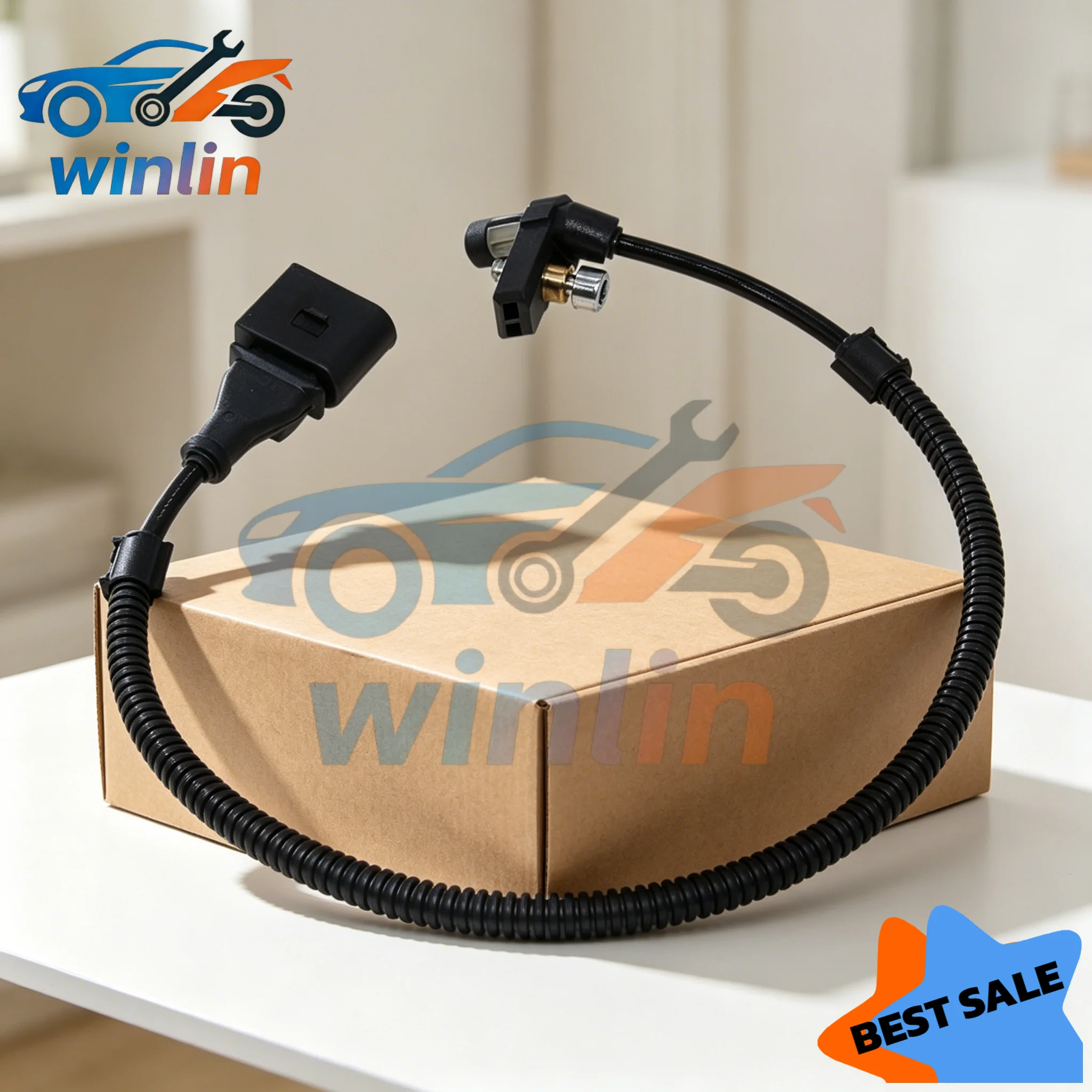 Фото Датчик CKP 030957147S для VW Golf, Polo, Caddy, Seat Arosa 030957147G, новый №4