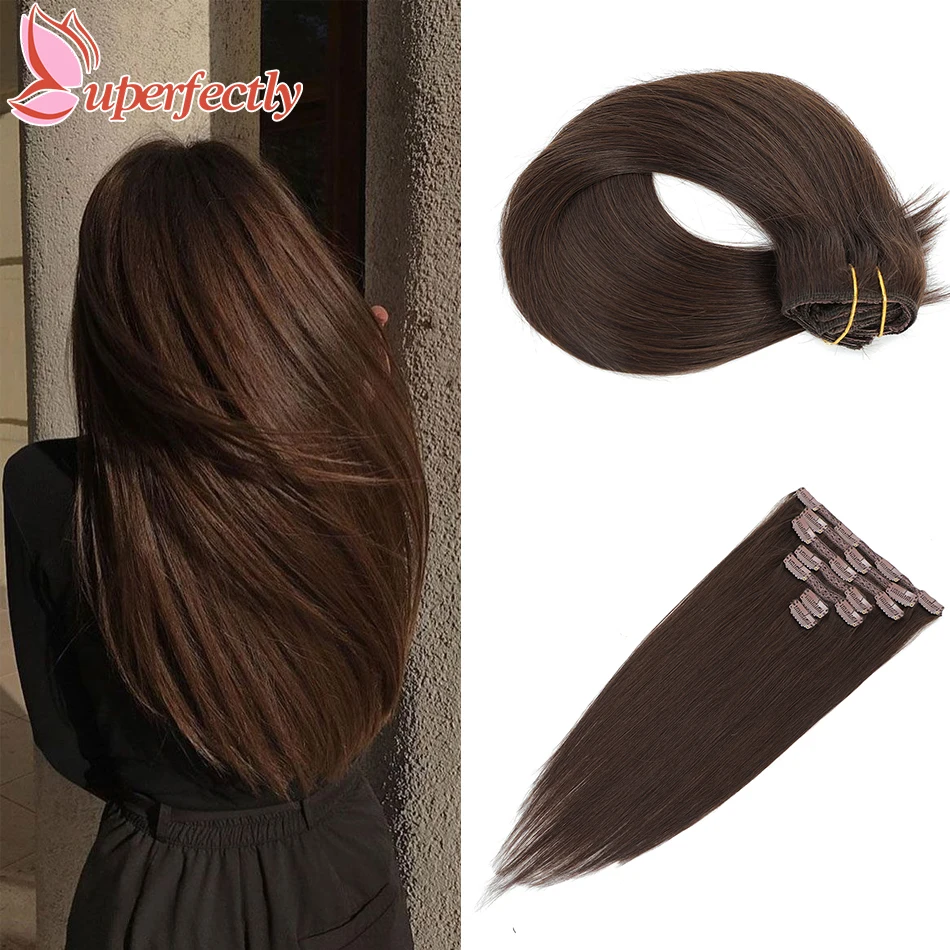 7 шт. пряди для наращивания волос 14-26 дюймов