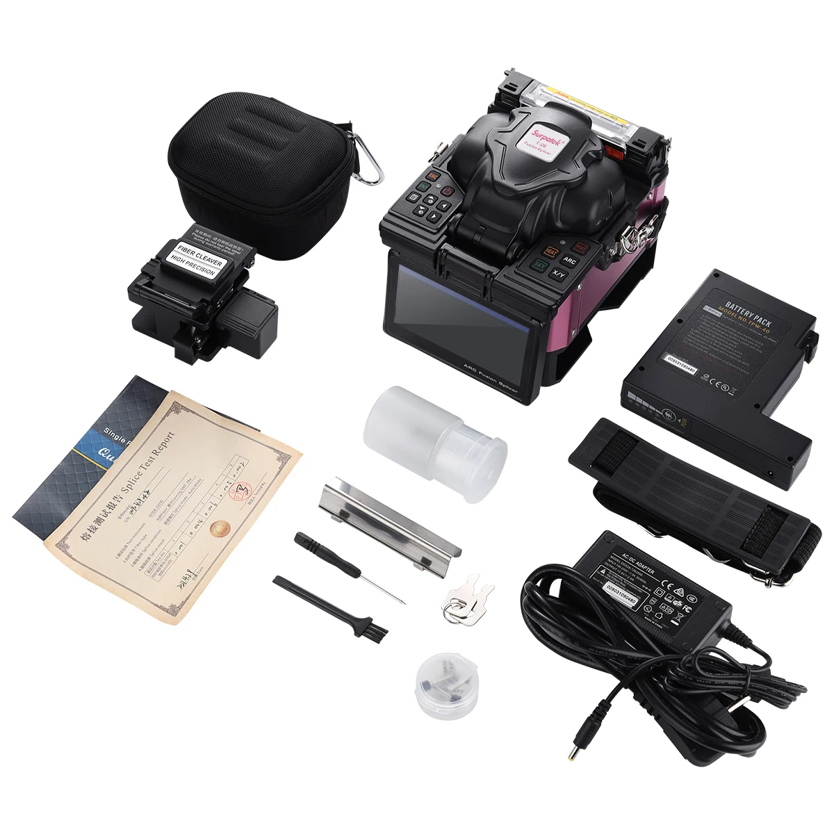 

Mejor precio fusion Splicer 6 motors core to core fusionadora empalmadora de fibra welding Splicing machine