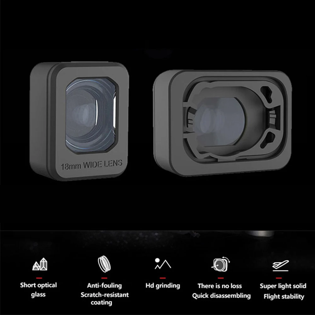 

Внешний фильтр объектива с пряжкой дизайн широкоугольный фильтр объектива легкий Дрон аксессуары для DJI Mini 3 Pro