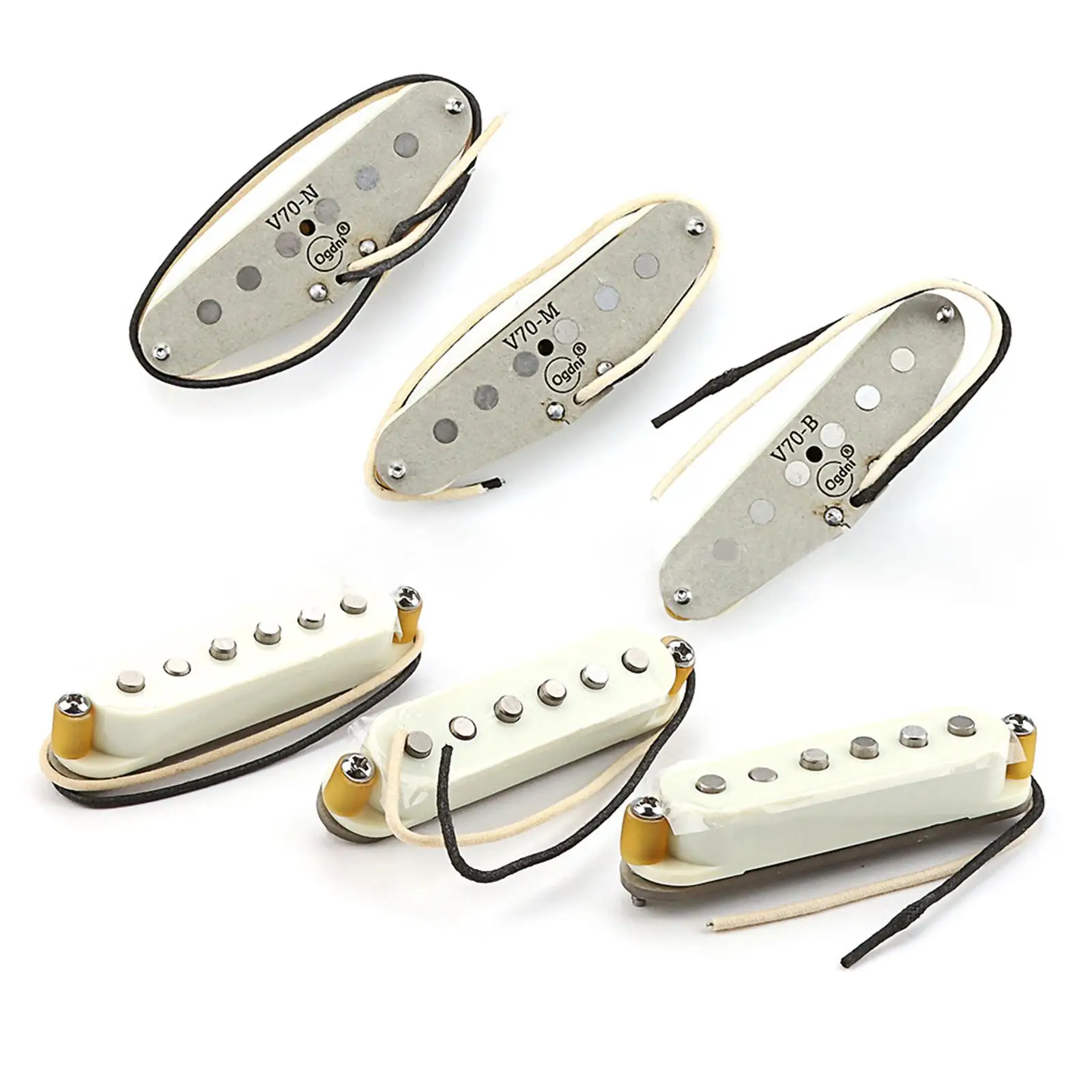 

Guitar Pickups Set Noiseless Bridge Pickups Neck Middle Bridge Replacement Electric Bass Guitar Accessories Single Coil Pickups