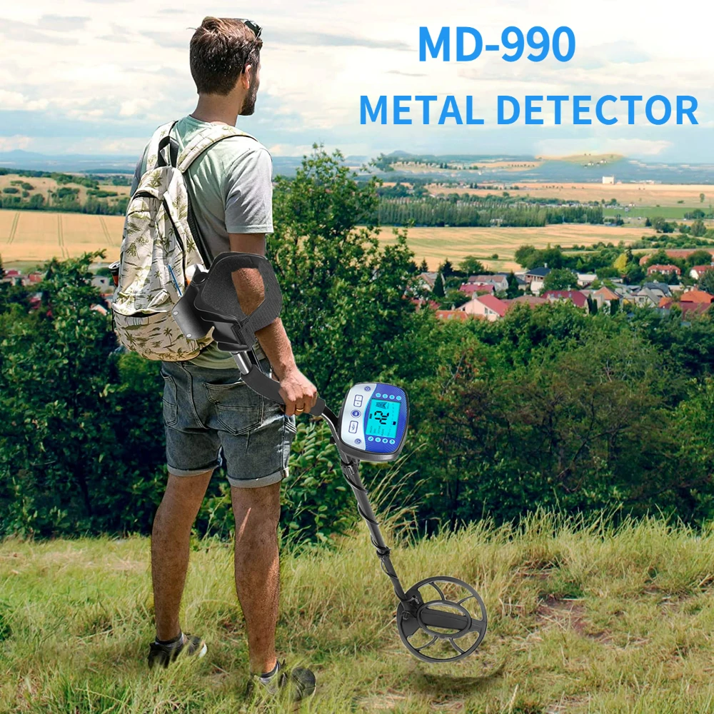 

Underground Metal Detector MD-990 accurate locating Treasure Hunter Handheld IP68 waterproof Detector hot sell pointer Detector