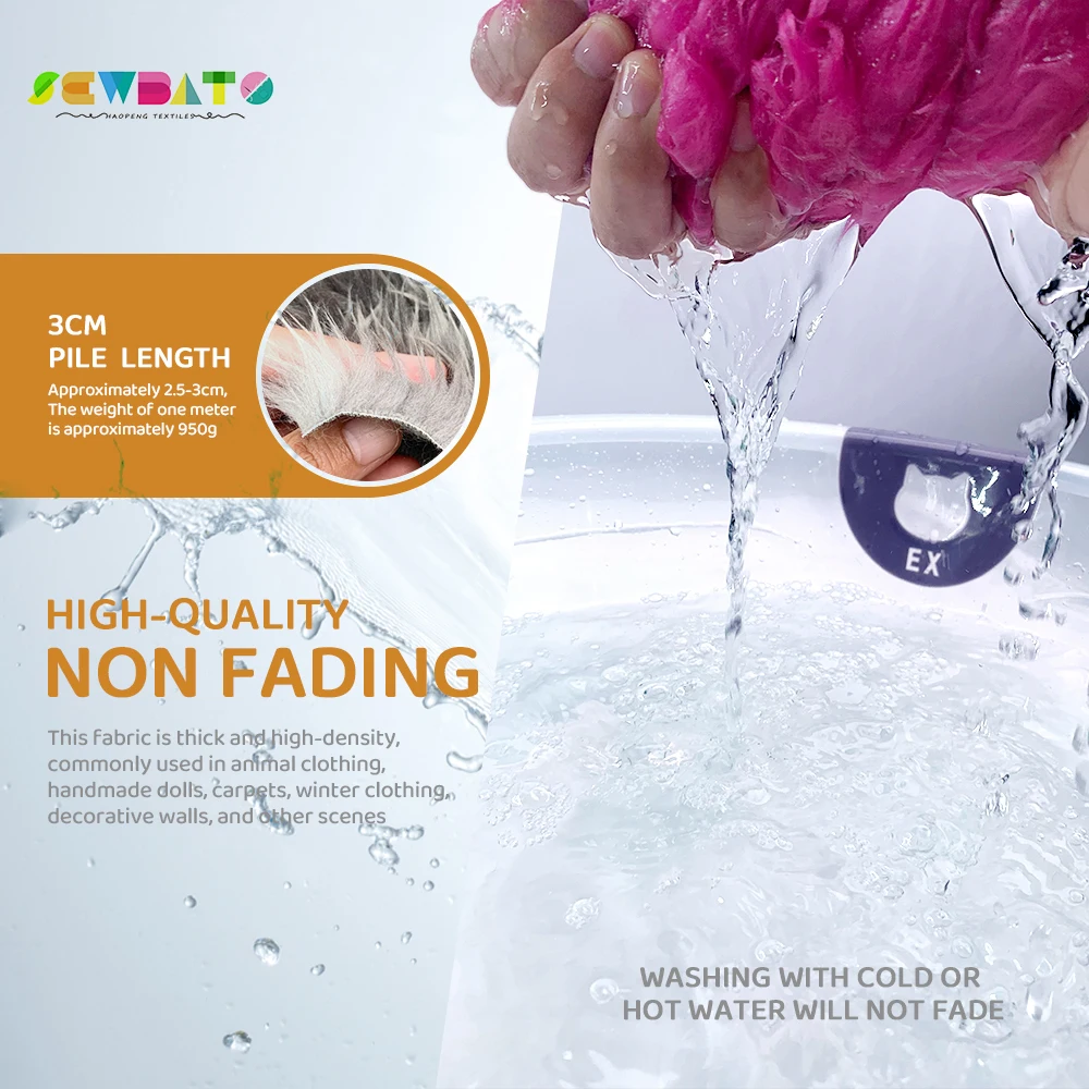 3 см длина ворса искусственный плюшевый лисий мех Ткань 38x45 мягкая удобная