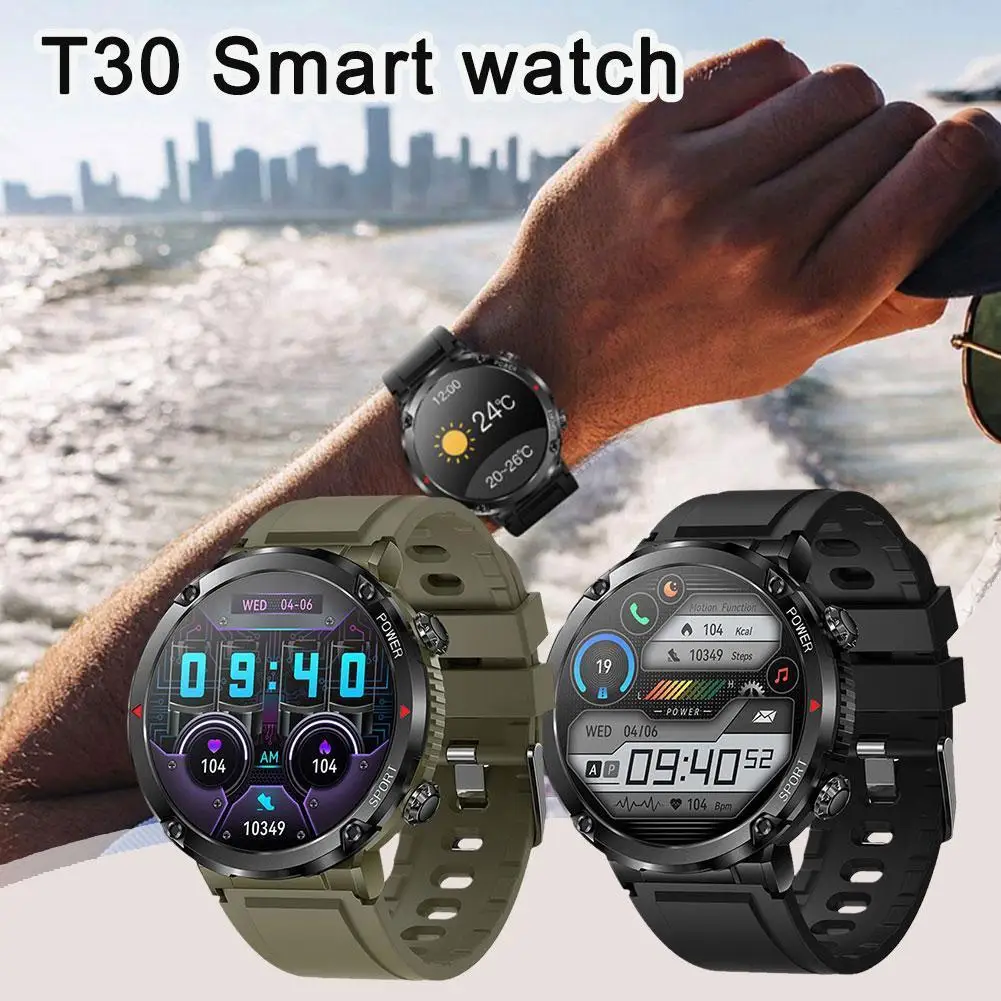 

Смарт-часы T30 N6D2 с поддержкой Bluetooth и измерением давления
