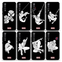 marvel spider man comics phone case for xiaomi mi a2 8 9 se 9t 10 10t 10s cc9 cc9e note 10 lite pro 5g soft silicone case