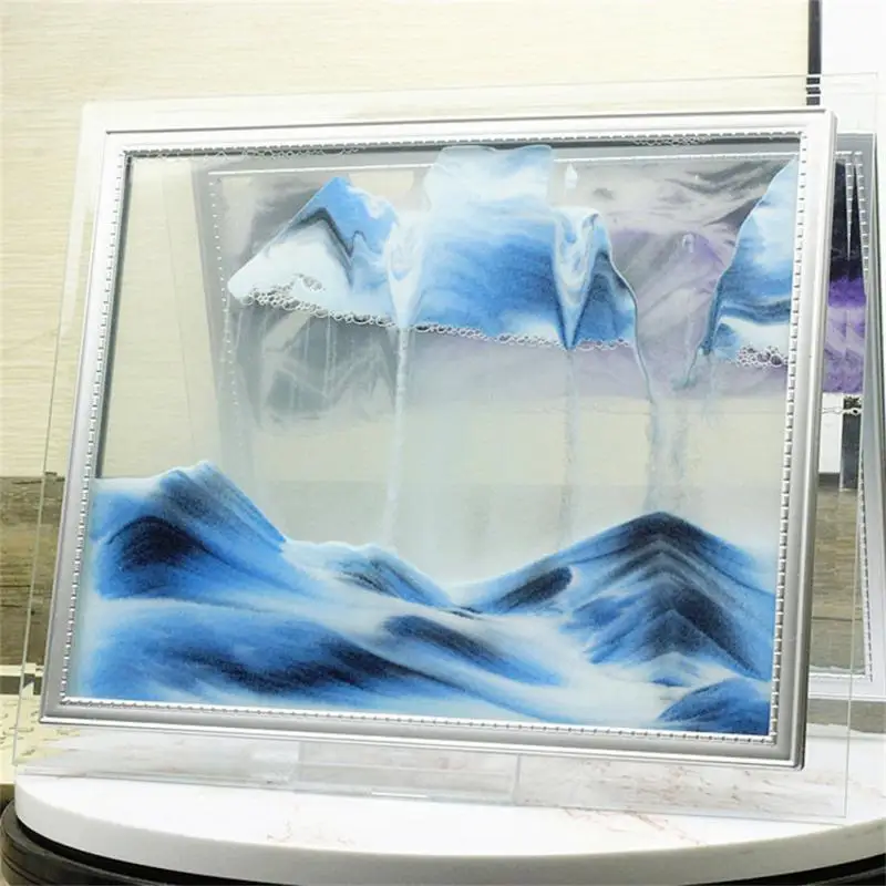 

Sea Sandscape In Motion Display 3d Hourglass 3d Sandscape Moving Sand Art Picture Home Decor Moving Sand Art Painting Art