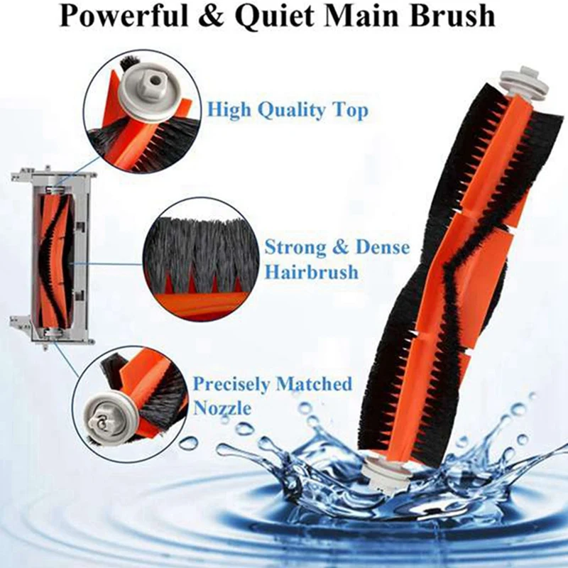 Для Xiaomi Mijia 1C 1T STYTJ01ZHM Dreame F9 аксессуары для робота-пылесоса тряпка швабры боковая