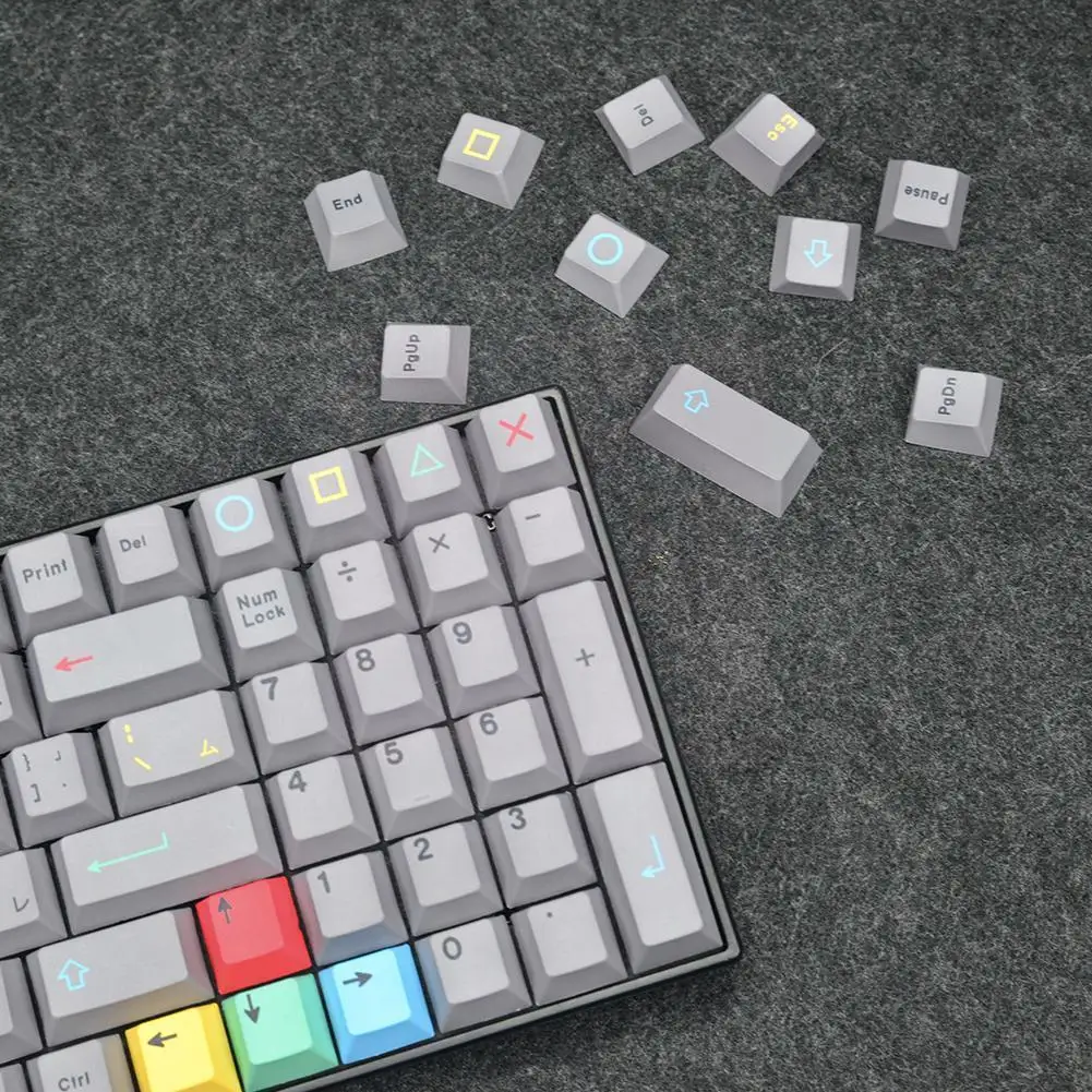 

129 S Gmk Dualshot тематическая крышка s Pbt краситель-sub профильная Крышка для механической игровой платы серии Cap s C3t9