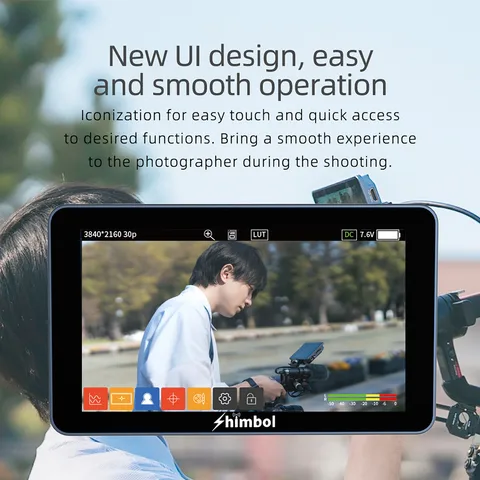 SHIMBOL M5 5.5" профессиональный накамерный монитор 3D LUT сенсорный экран 4K монитор 1200nit HDMI для прямой съемки на цифровую зеркальную камеру