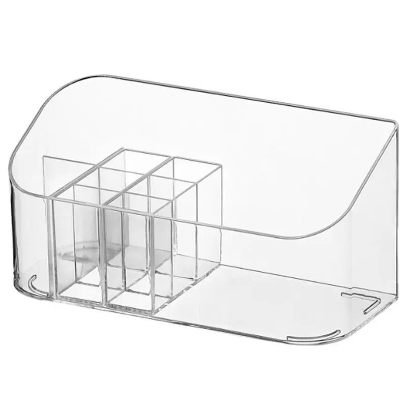 

Makeup Organizer Multi Compartments Desktop Makeup Container Transparent Space Saving Makeup Holder For Brushes Lipsticks Pens