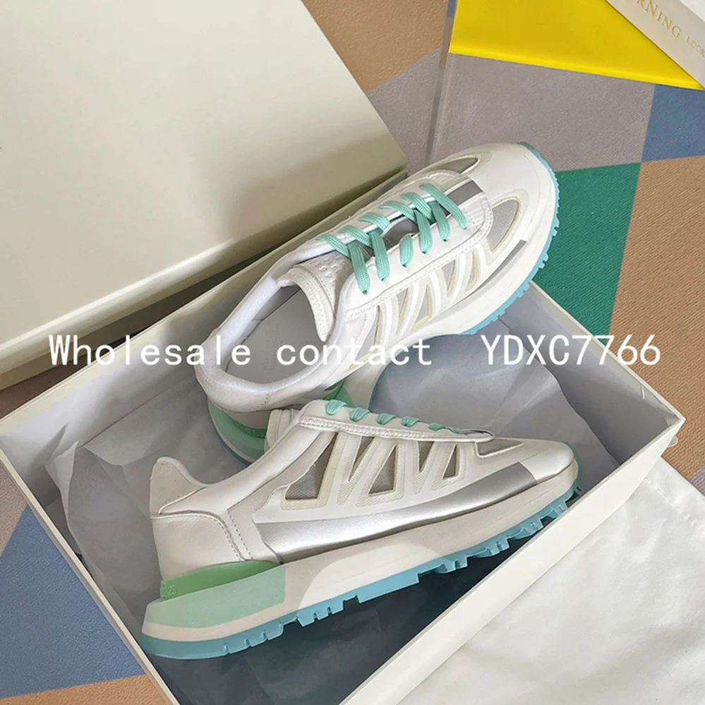 New muffin thick soled dad shoes leisure sports running shoes in spring and autumn small white shoes for men and women sneakers