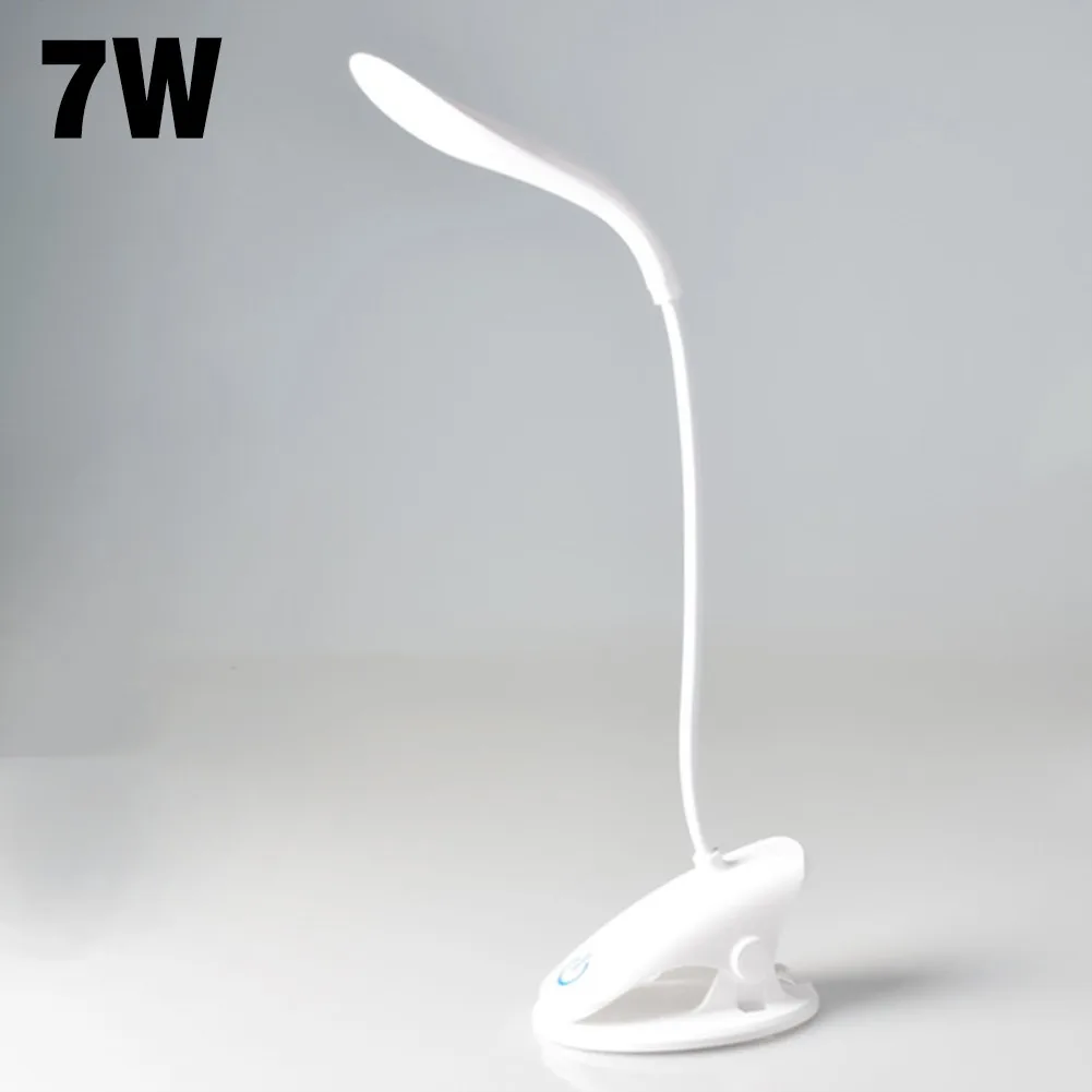 

LED Desk Lamp Foldable Dimmable Touch Table Lamp 7W USB Powered Table Light Night Light Touch Dimming Portable Lamp