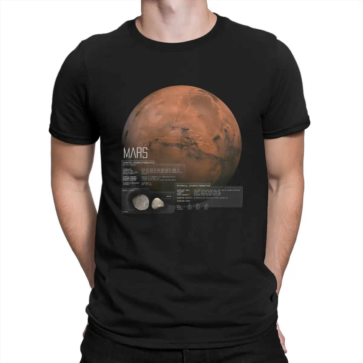 

Мужская футболка Martian, Оригинальная футболка Mars, новый тренд