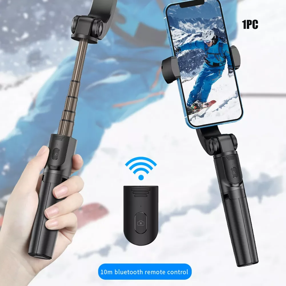 

Wireless Rechargeable For Smartphone Gimbal Stabilizer Vlog Handheld Selfie Stick Foldable Auto Balance Tripod Bluetooth Remote