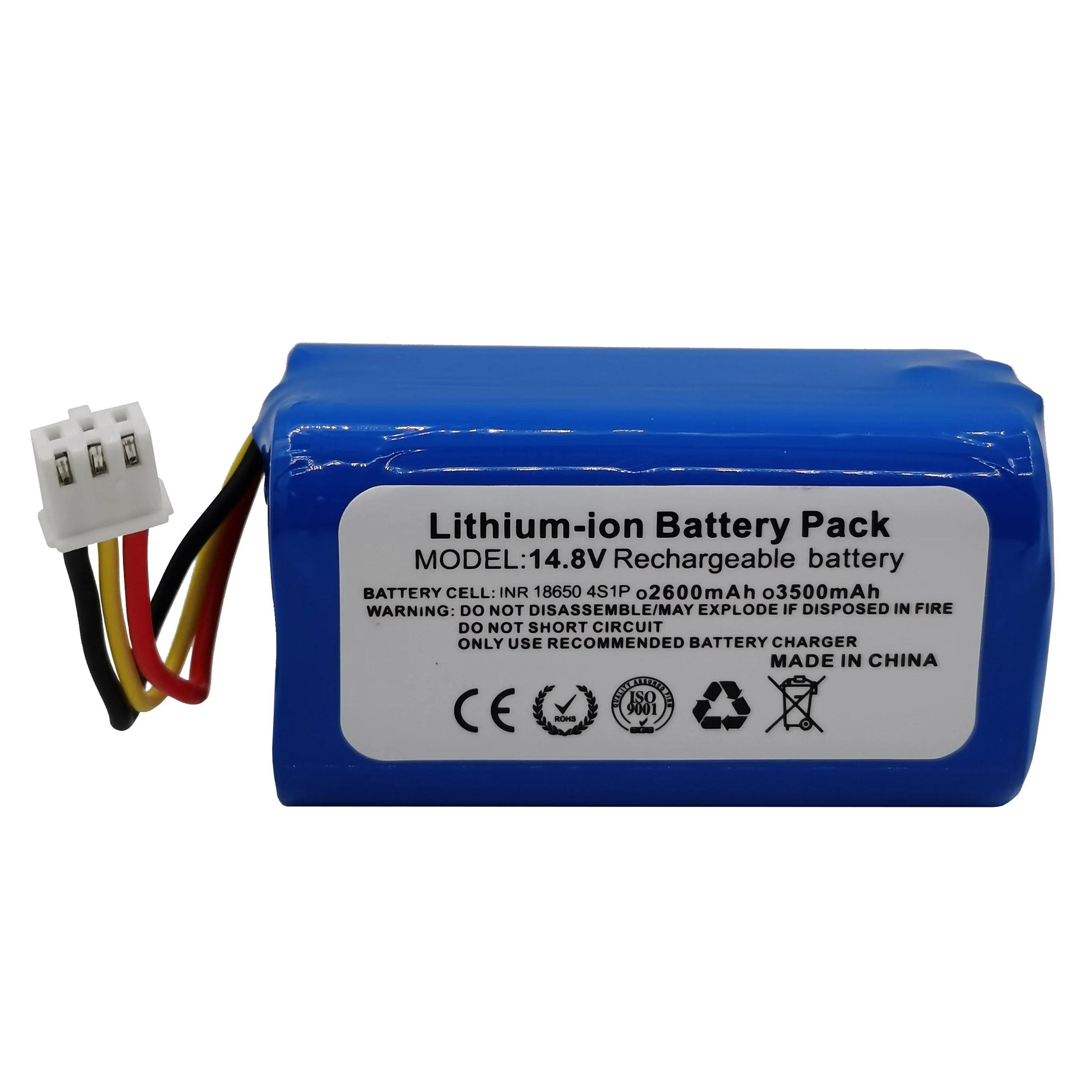 

14,4 В 14,8 в 3500 мАч 2600 мАч 18650 литий-ионная стандартная упаковка для Midea Sweeper M4 I6 R20M03BI6CN Новинка