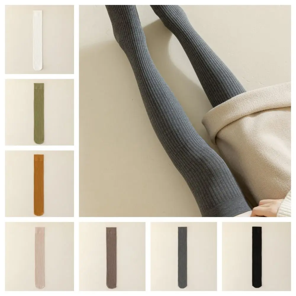 

Thick Harajuku Stockings Simple Soft Mid-calf College Style Stockings Cotton Solid Color Casual Stockings Party