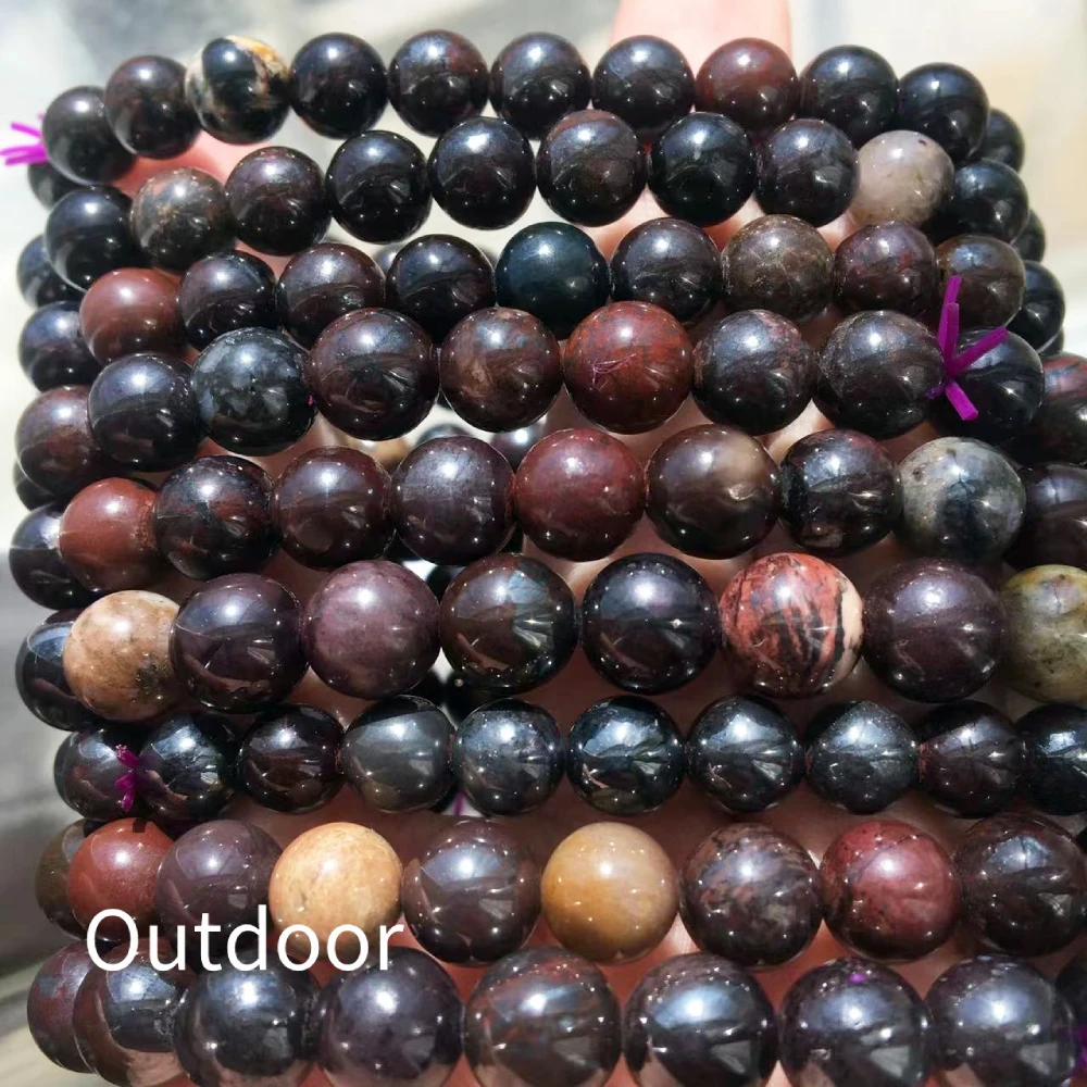 

Approx6-10mm натуральные Редкие бусины для браслета sugilite AKAC