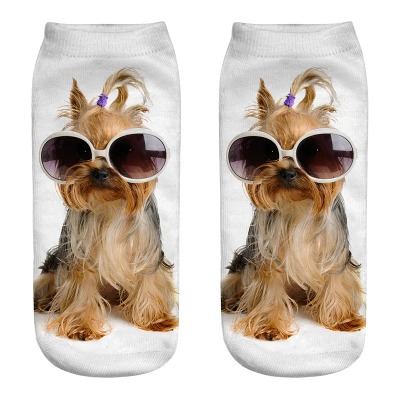

Fashion 3D printing dogs socks Alaska Husky Teddy Bichon Canine Labrador Retriever Golden Retriever Samoyed Shepherd Dog Poodle