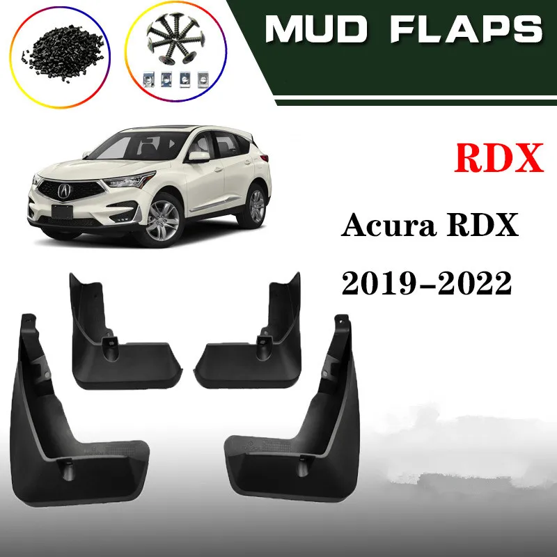 

4pcs/set Mudflaps Fenders For Acura RDX 2019 2020 2021 2022 2023 Mud Flaps Splash Guards Mudguards Fender Guards Accessories