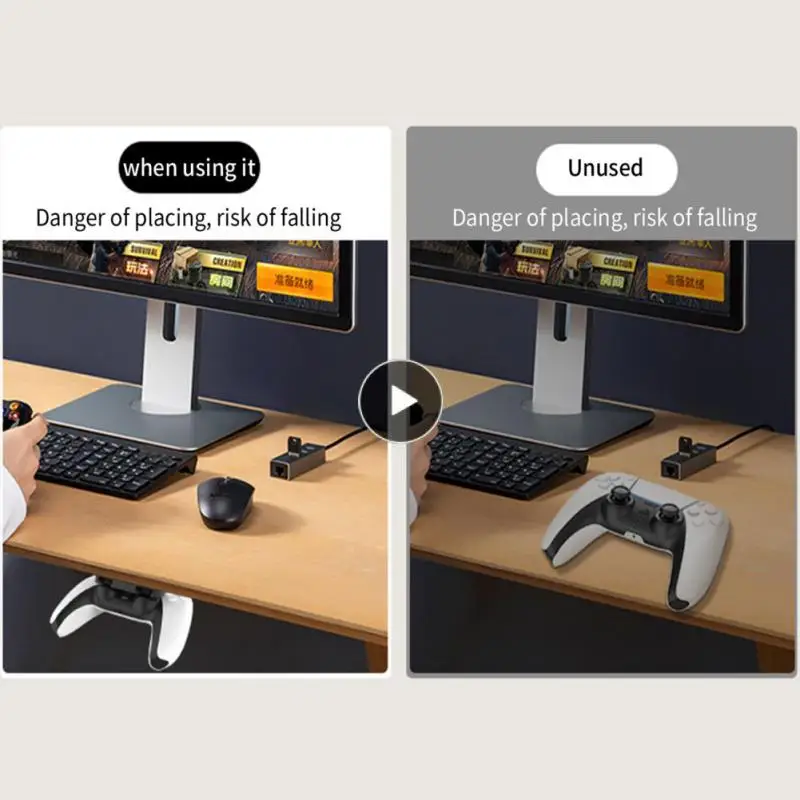 

Hanging Rack Hanging Storage Rack Holder For Game Controller Storage Black Portable Game Controller Handle Bracket