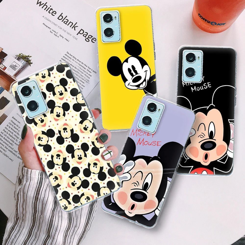 

Disney Mickey Minnie phone case For OPPO A K R F REALME 2 3 8 9 11 17 19 91 92 93 94 95 96 GT PRO anime cartoon silicone cover