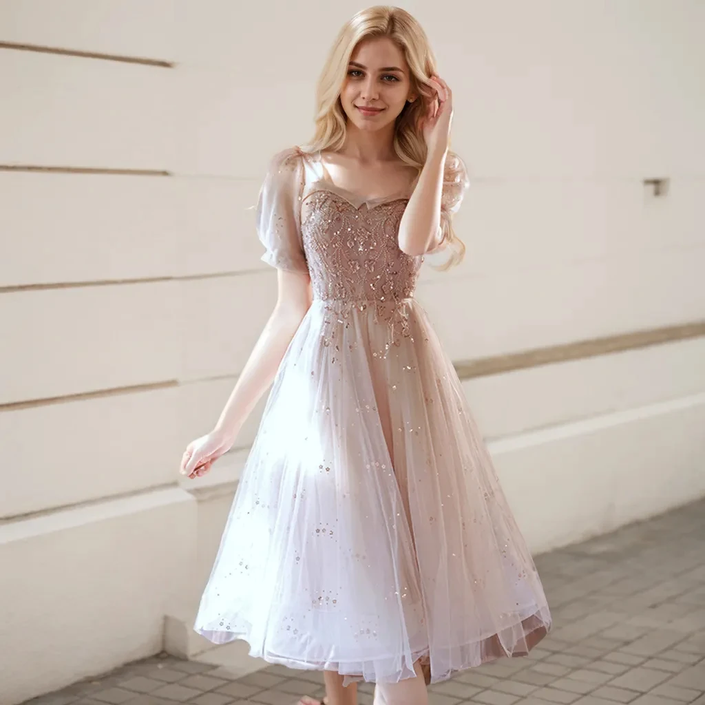 Платье трапециевидной формы для выпускного вечера цвет в ассортименте