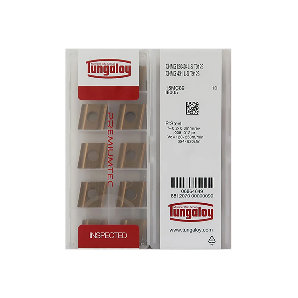 

Tungaloy 100% Original CNMG CNMG120412 CNMG120408 CNMG120404 CNMG160612 CNMG190608 CNMG120404L TM T9125 Carbide Turning Inserts