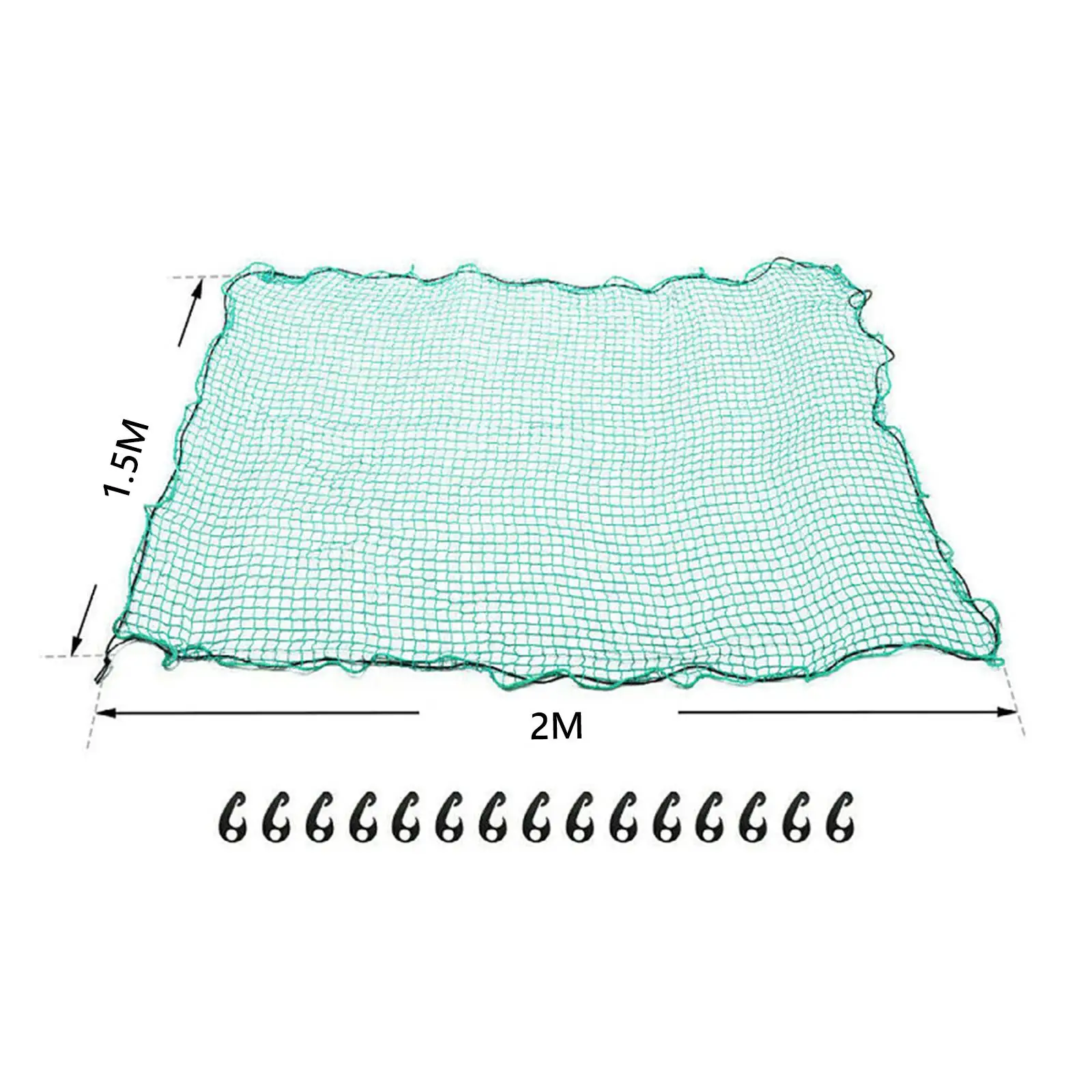 Универсальная сетка для груза Bungee зеленая грузовая грузового автомобиля Для