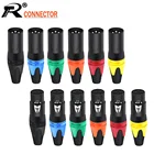 20 шт.10 комплектов 10 шт. 3-контактный разъем XLR + 10 шт. штекер Профессиональный 3-полюсный разъем XLR разъем для микрофона оптовые продажи