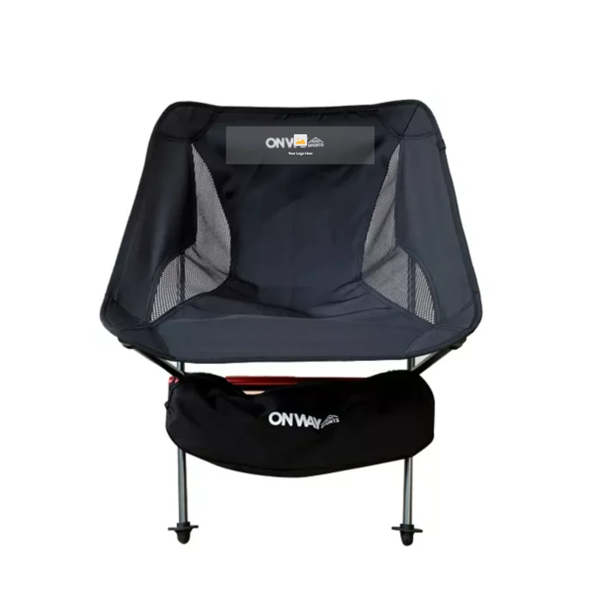 

OnwaySports Portable Foldable Outdoor Folding Moon Camping Chair Aluminum