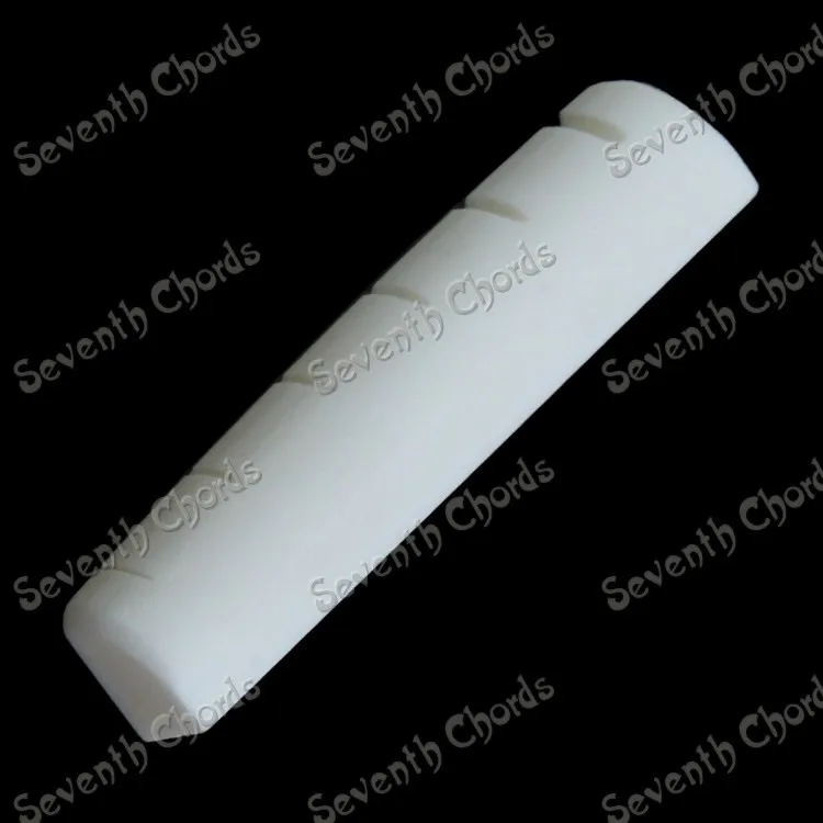 

2 Pcs White Bone Folk Acoustic Guitar Nuts Size:43 x 6 x 8.5-8mm