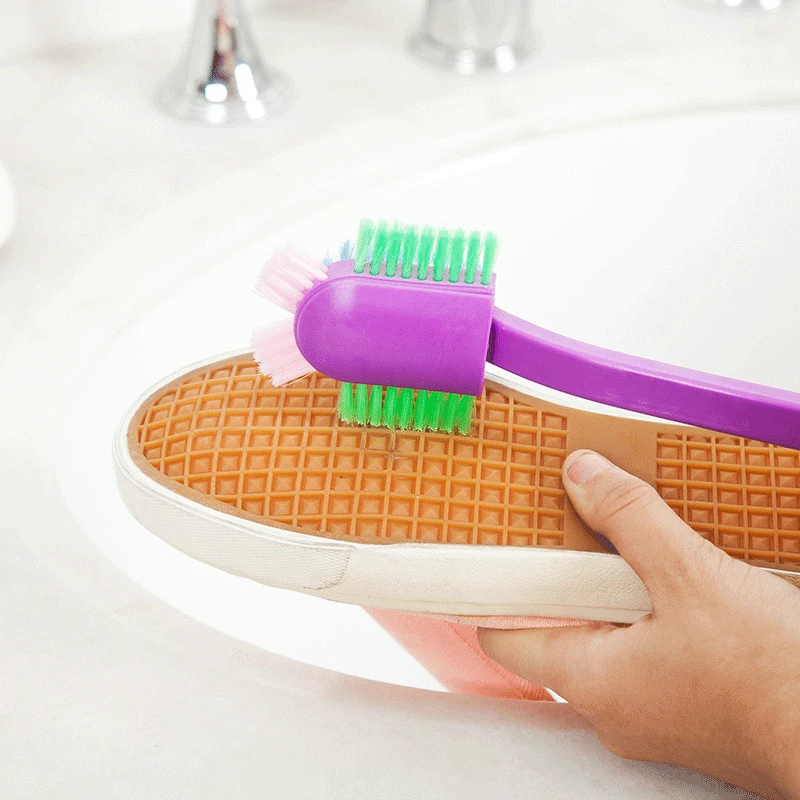 

Household Supply Multi-function Plastic Brush Long Handle Shoe Cleaning Shoes Brush Household Items Soft Hair Shoes Brush