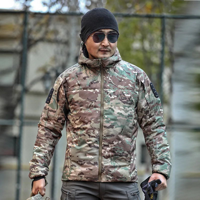 

Multicam MC Military Polar Warm Waterproof Windbreaks Tactical Jacket Army Winter Waterproof Hiking Camping