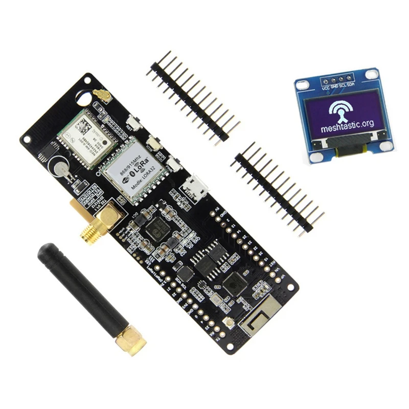 Для TTGO Meshtastic T-Beam V1.2 ESP32 Lora GPS макетная плата 433 МГц с OLED-дисплеем для LILYGO