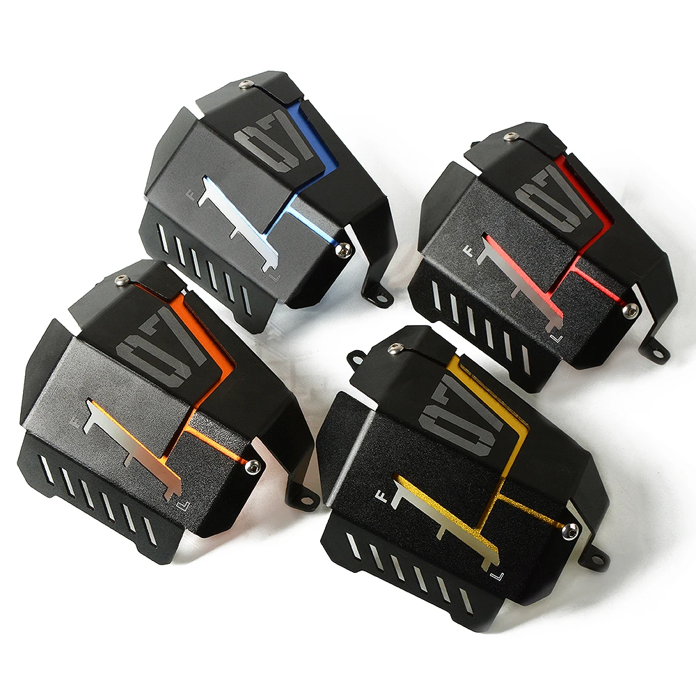 MT07 Мотоциклетная решетка радиатора охлаждения двигателя защитная крышка