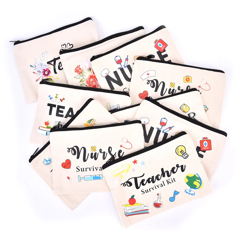 

1PCS Nurse Week Christmas Graduation Bag Birthday Nursing School Student Teacher Practitioner Survival Kit Makeup Gift Bag