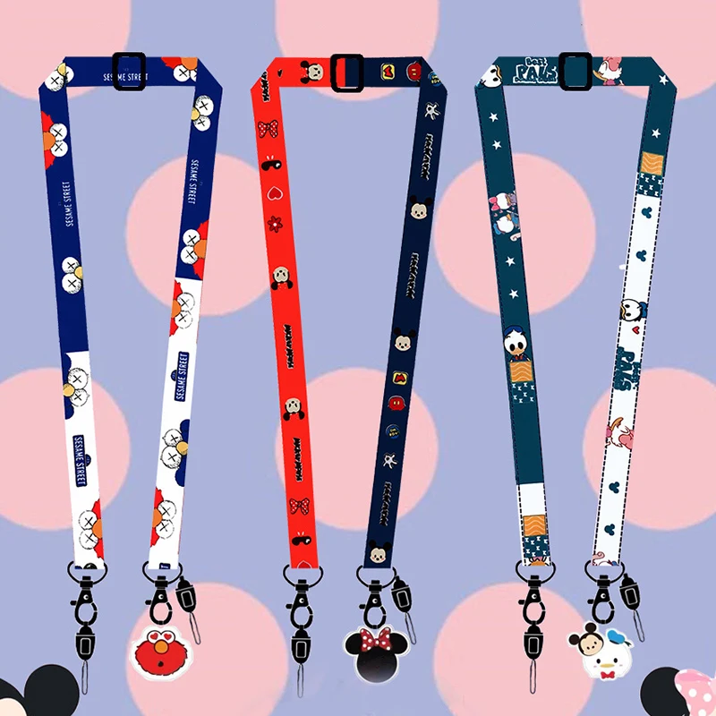 

Disney Lilo & Stitch Cartoon Strap Strap Strap Pendant Phone Case Lanyard Crossbody Shoulder Halter Portable Bag