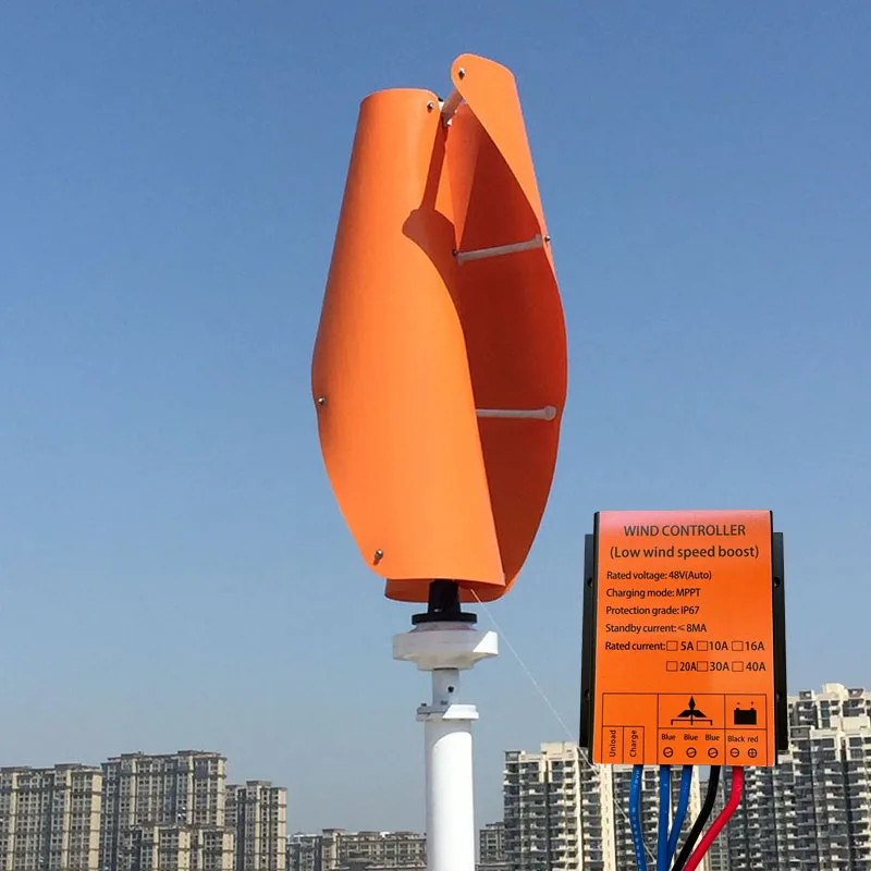 12 В 24 48 контроллер ветряной турбины повышающий тип MPPT ШИМ заряда ветра 30A 40A новый