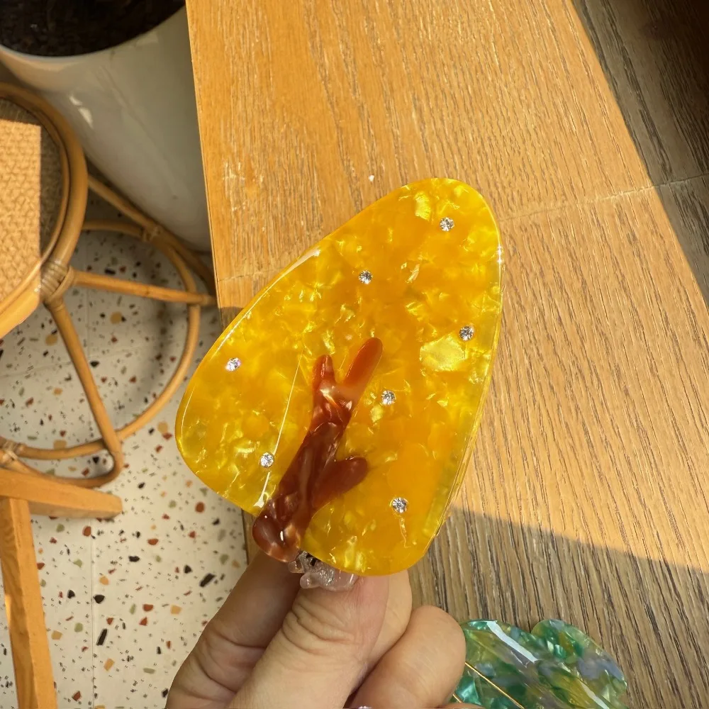 Вечерние акриловые рождественские аксессуары для волос кактус кленовые листья