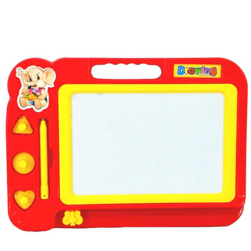

Erasable Magnetic Doodle Writing Drawing Painting Board Pad Educational Toy with 2pcs Stamps for Kids Toddlers Children